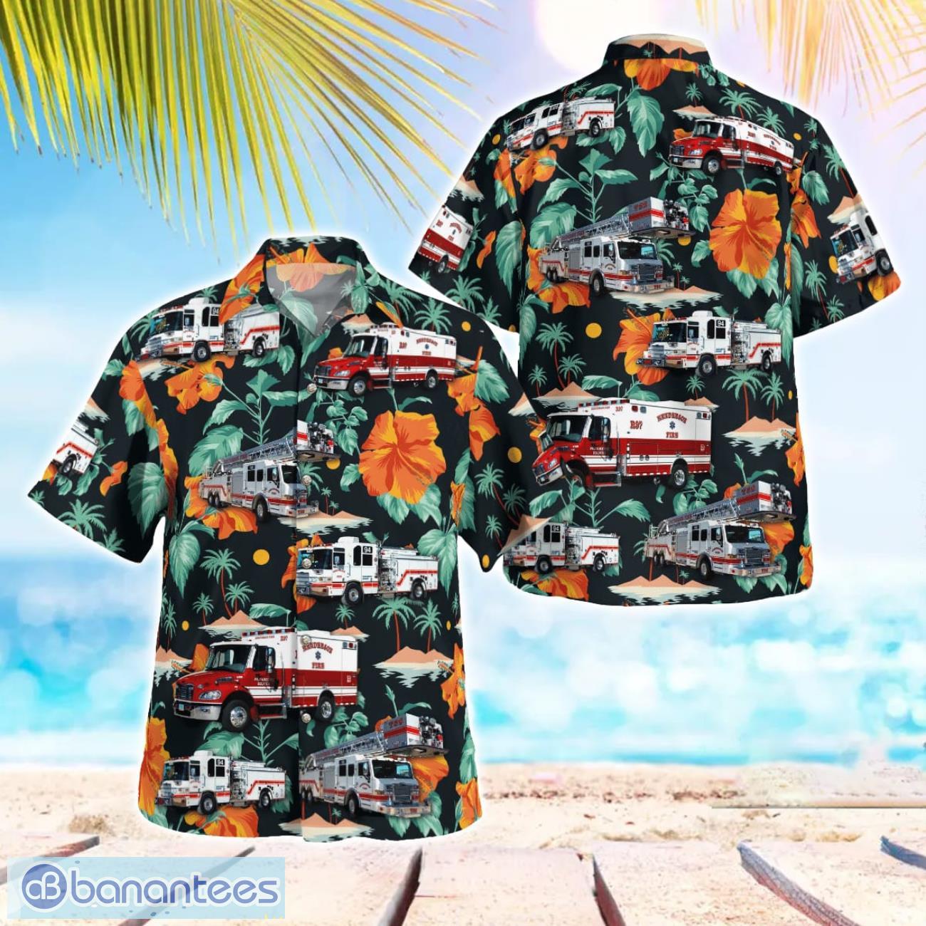 nevada henderson fire department hawaiian shirt beach shirt summer holiday gift image Nevada Henderson Fire Department Hawaiian Shirt Beach Shirt Summer Holiday Gift Product Photo 1