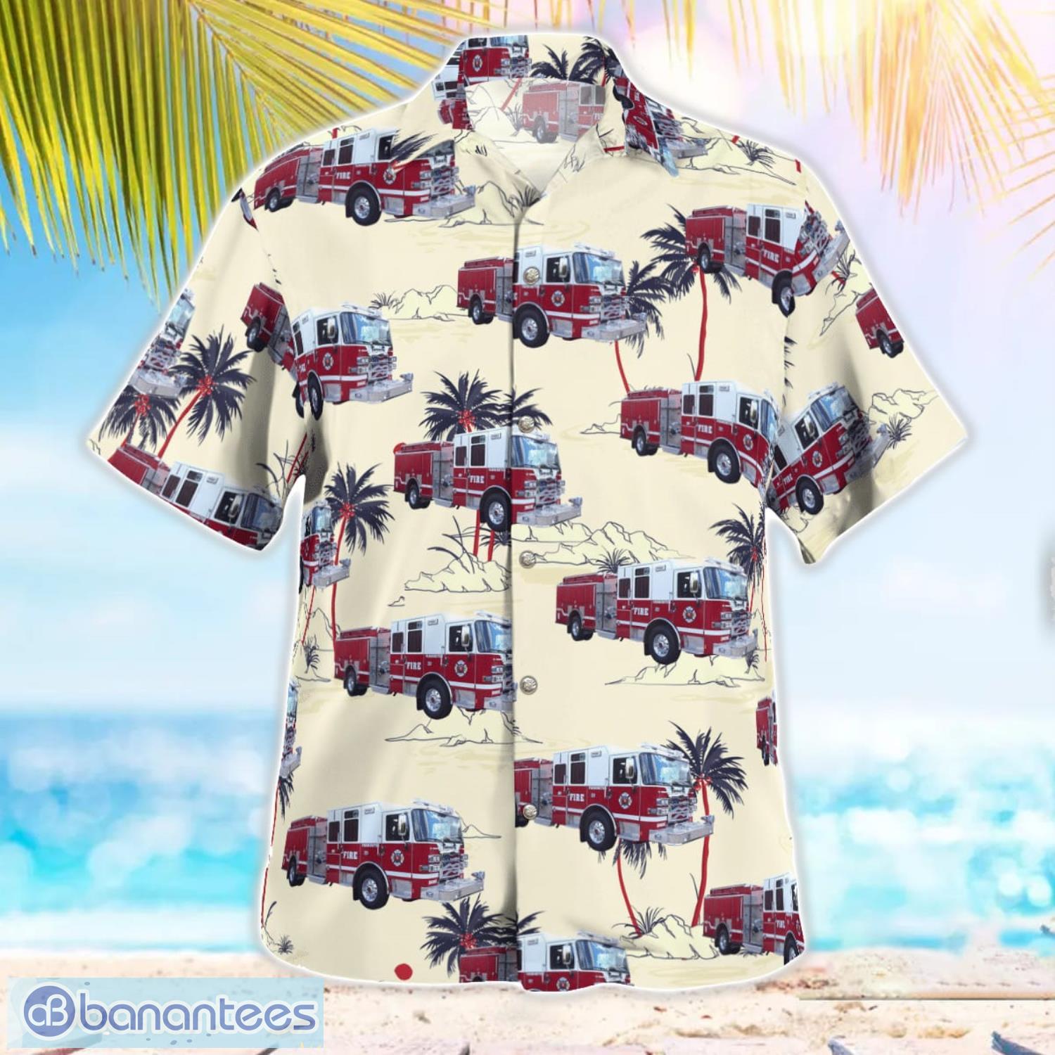 New Mexico Farmington Fire Department 3D Hawaiian Shirt Gift For Summer New Mexico Farmington Fire Department 3D Hawaiian Shirt Gift For Summer Product Photo 2