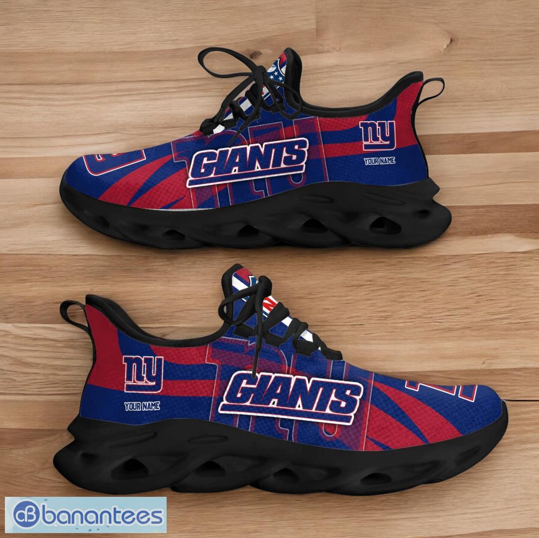 new york giants max soul shoes 3d logo trending for men women custom name shoes 1 image New York Giants Max Soul Shoes 3D Logo Trending For Men Women Custom Name Shoes Product Photo 2