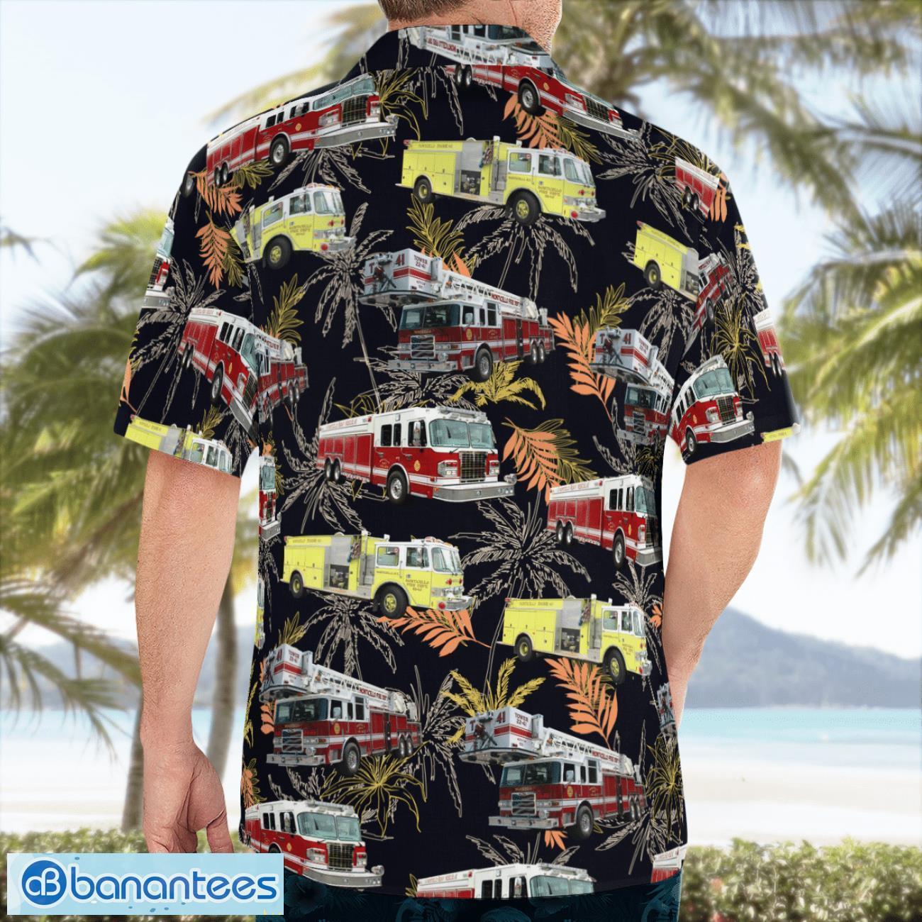 New York, Monticello Fire Department Hawaiian Shirt Summer Beach Shirt New York, Monticello Fire Department Hawaiian Shirt Summer Beach Shirt Product Photo 2