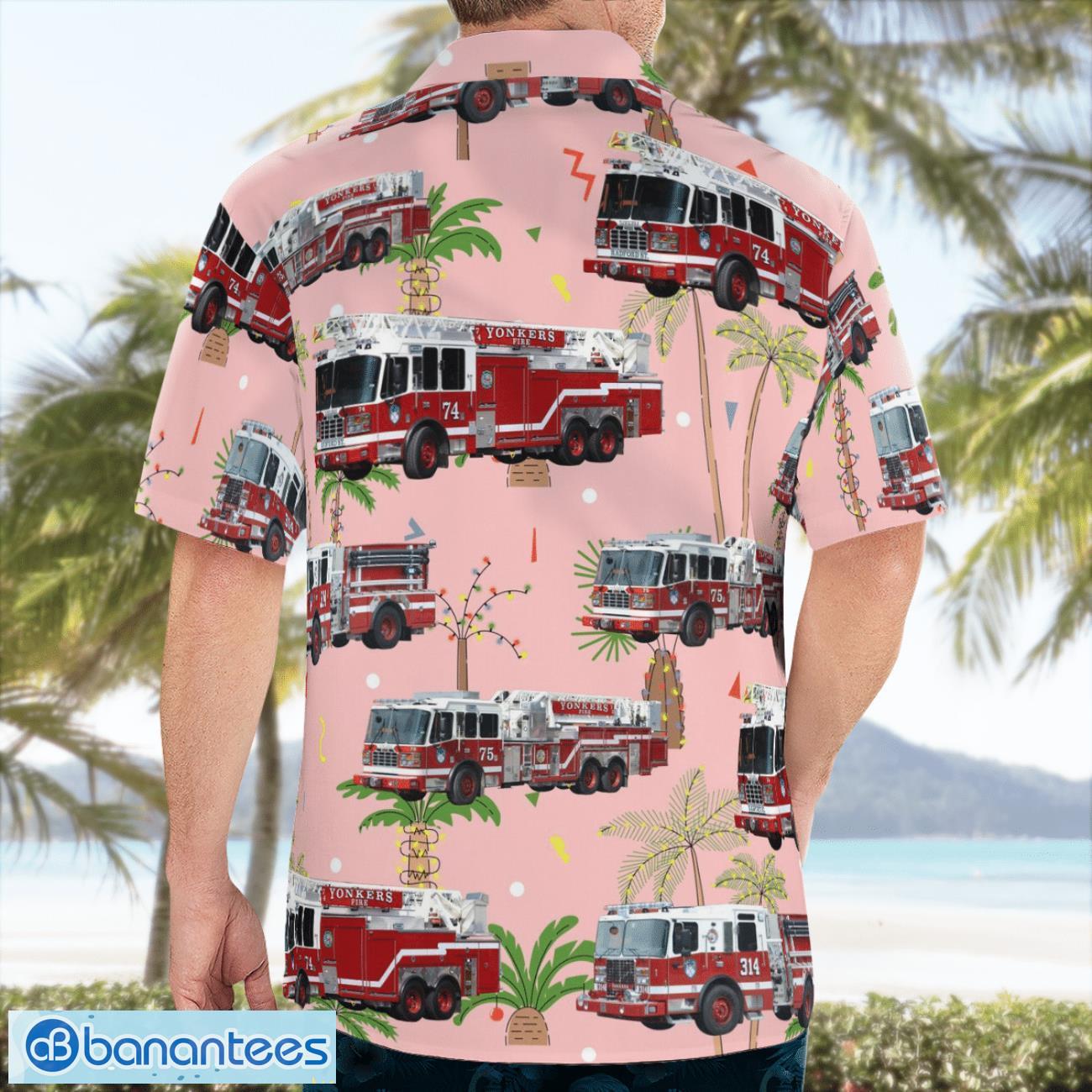 New York Yonkers Fire Department Christmas Hawaiian Shirt Summer Beach Shirt New York Yonkers Fire Department Christmas Hawaiian Shirt Summer Beach Shirt Product Photo 4