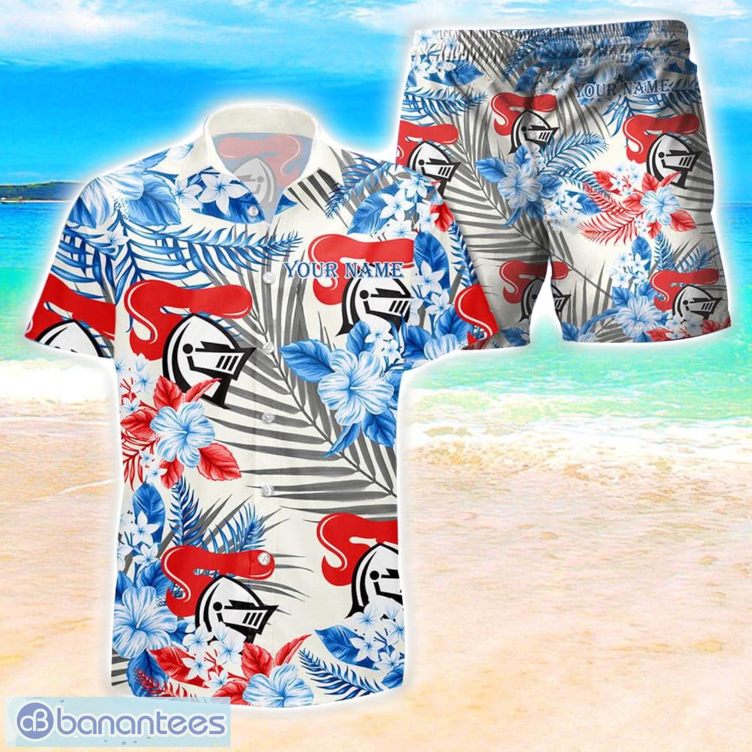newcastle knights nrl combo hawaiian shirt and shorts personalized gift tropical flower for fans image Newcastle Knights NRL Combo Hawaiian Shirt And Shorts Personalized Gift Tropical Flower For Fans Product Photo 1