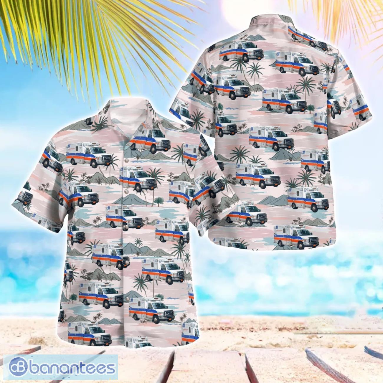 newyork presbyterian emergency medical services hawaiian shirt men women beach shirt image NewYork-Presbyterian Emergency Medical Services Hawaiian Shirt Men Women Beach Shirt Product Photo 1