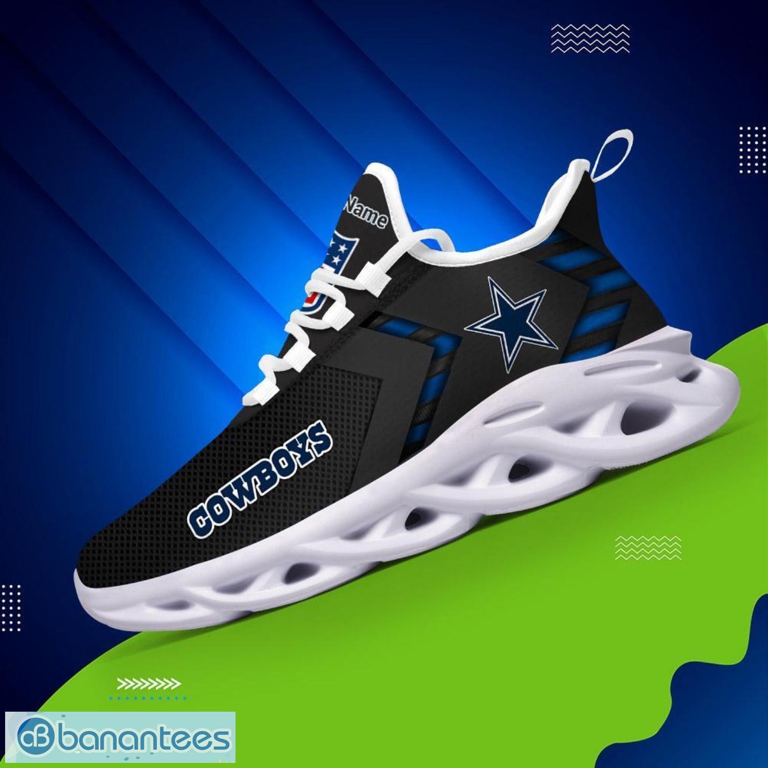 nfl dallas cowboys ultra sneakers personalized name for fans max soul shoes 2 image NFL Dallas Cowboys Ultra Sneakers Personalized Name For Fans Max Soul Shoes Product Photo 3