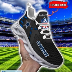 NFL Dallas Cowboys Ultra Sneakers Personalized Name For Fans Max Soul Shoes Product Photo 4