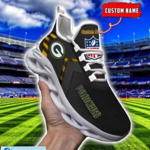 NFL Green Bay Packers Ultra Sneakers Personalized Name For Fans Max Soul Shoes Product Photo 4