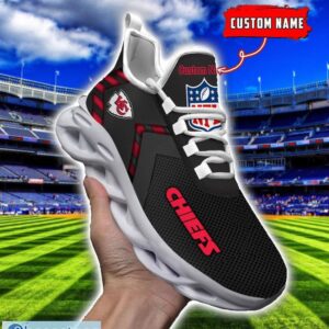 NFL Kansas City Chiefs Ultra Sneakers Personalized Name For Fans Max Soul Shoes Product Photo 4