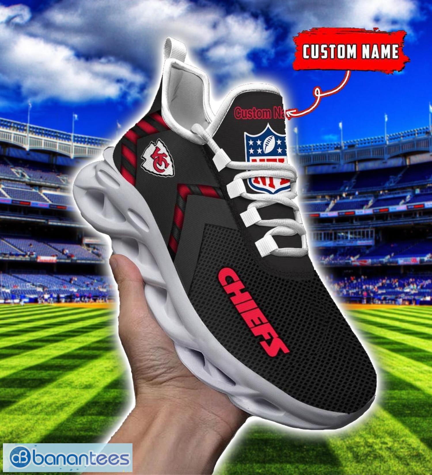 nfl kansas city chiefs ultra sneakers personalized name for fans max soul shoes 3 image NFL Kansas City Chiefs Ultra Sneakers Personalized Name For Fans Max Soul Shoes Product Photo 4