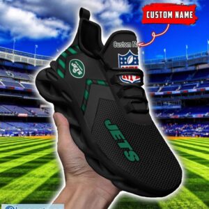 NFL New York Jets Ultra Sneakers Personalized Name For Fans Max Soul Shoes Product Photo 1