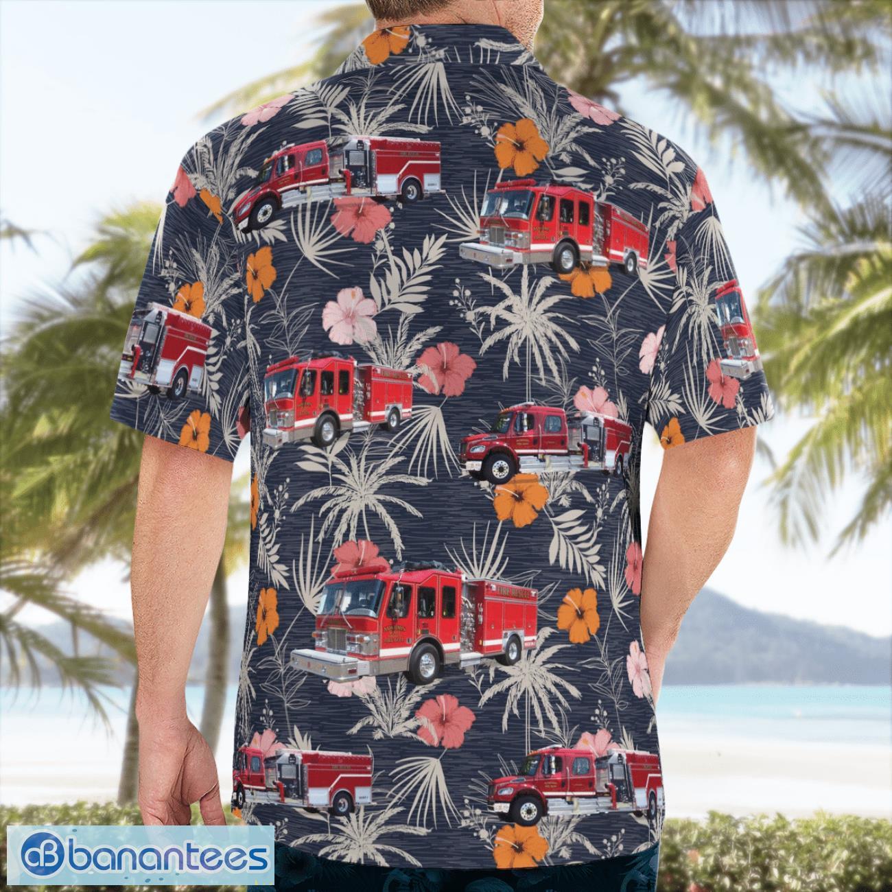 nokomis volunteer fire department florida 3d hawaiian shirt 1 image Nokomis Volunteer Fire Department, Florida 3D Hawaiian Shirt Product Photo 2