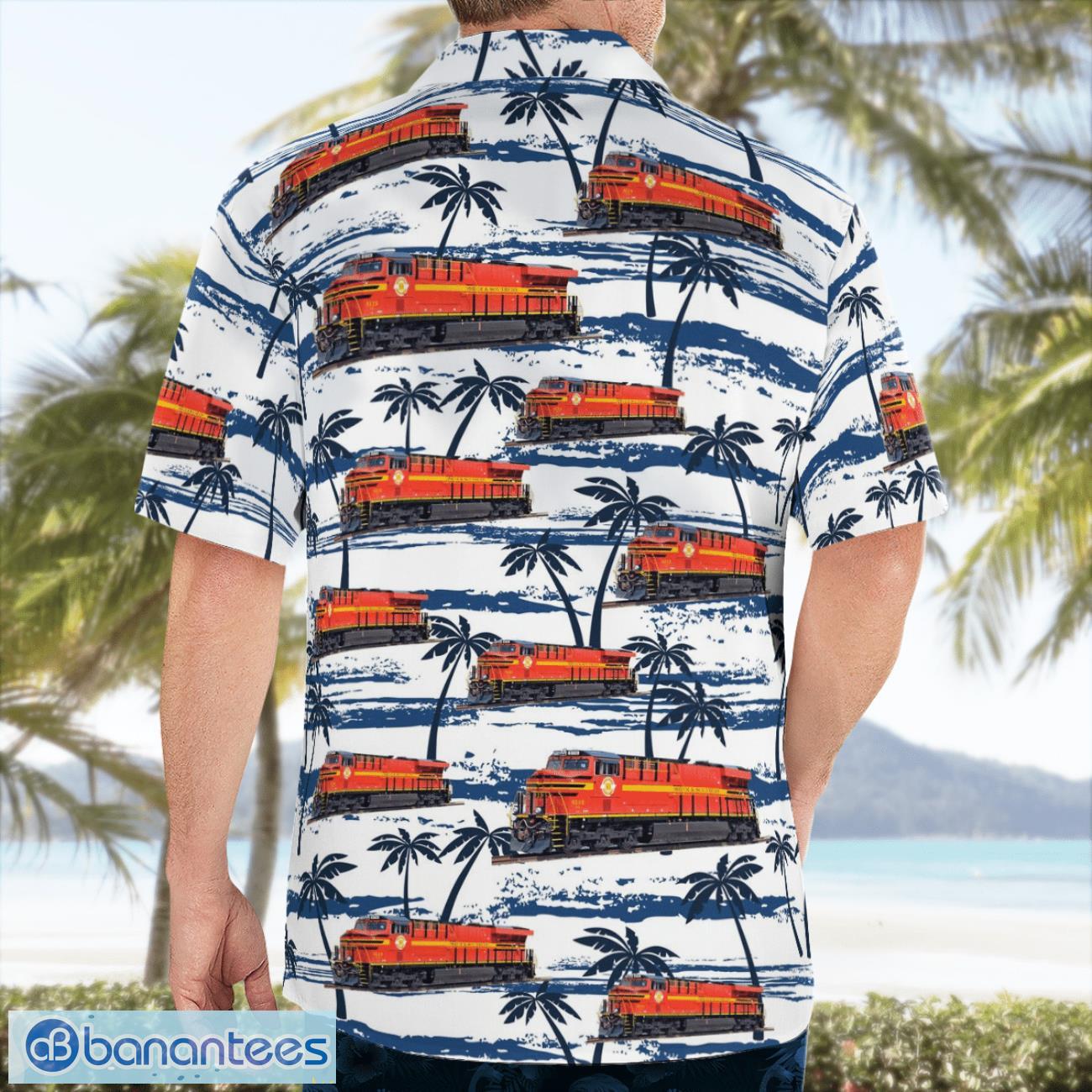 Norfolk Southern Railway GE ES44AC #8114 Aloha Hawaiian Shirt Norfolk Southern Railway GE ES44AC #8114 Aloha Hawaiian Shirt Product Photo 2