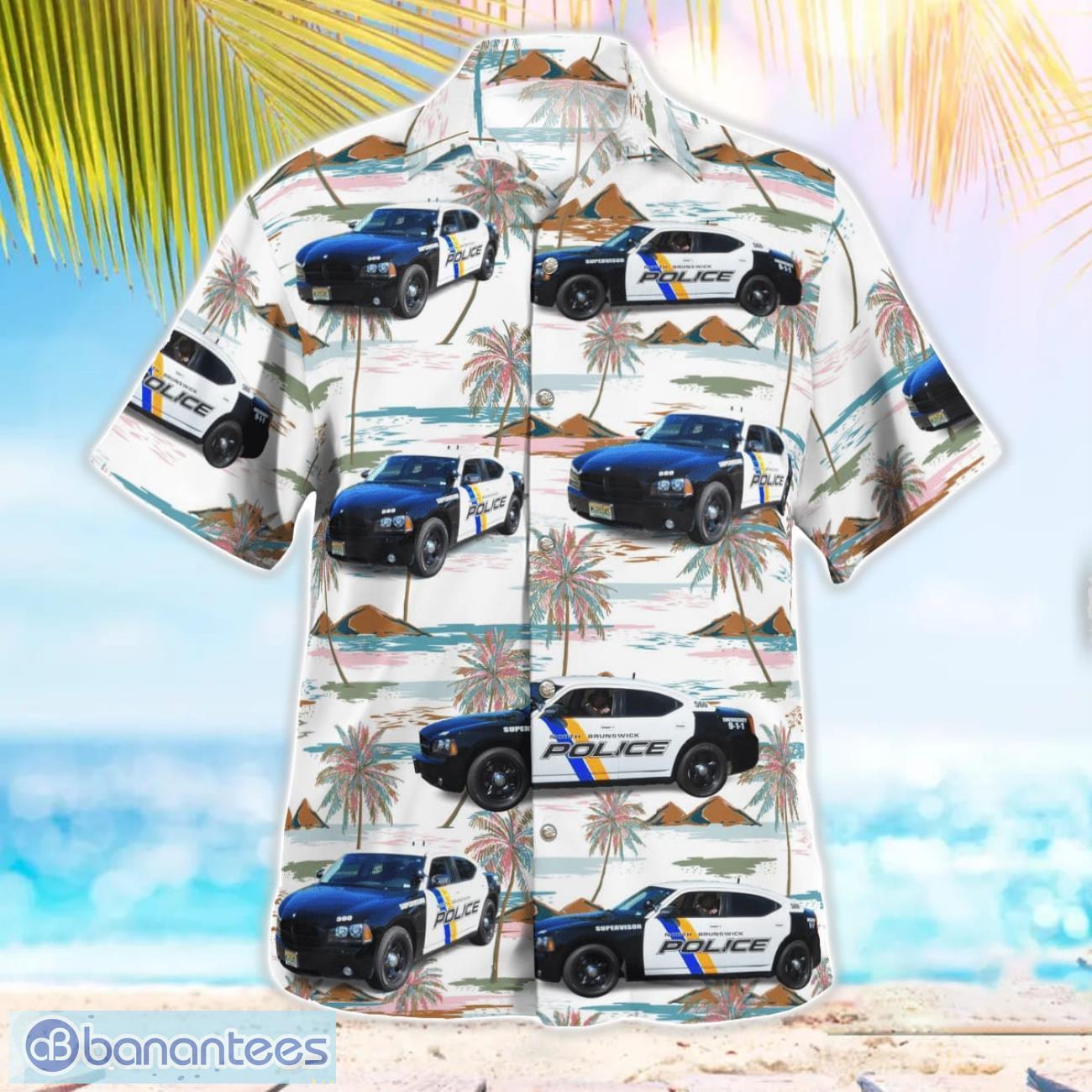 North Brunswick Police Department Dodge Charger RMP 3D Hawaiian Shirt North Brunswick Police Department Dodge Charger RMP 3D Hawaiian Shirt Product Photo 3