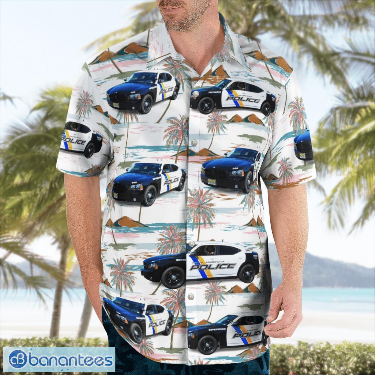 North Brunswick Police Department Dodge Charger RMP 3D Hawaiian Shirt North Brunswick Police Department Dodge Charger RMP 3D Hawaiian Shirt Product Photo 4