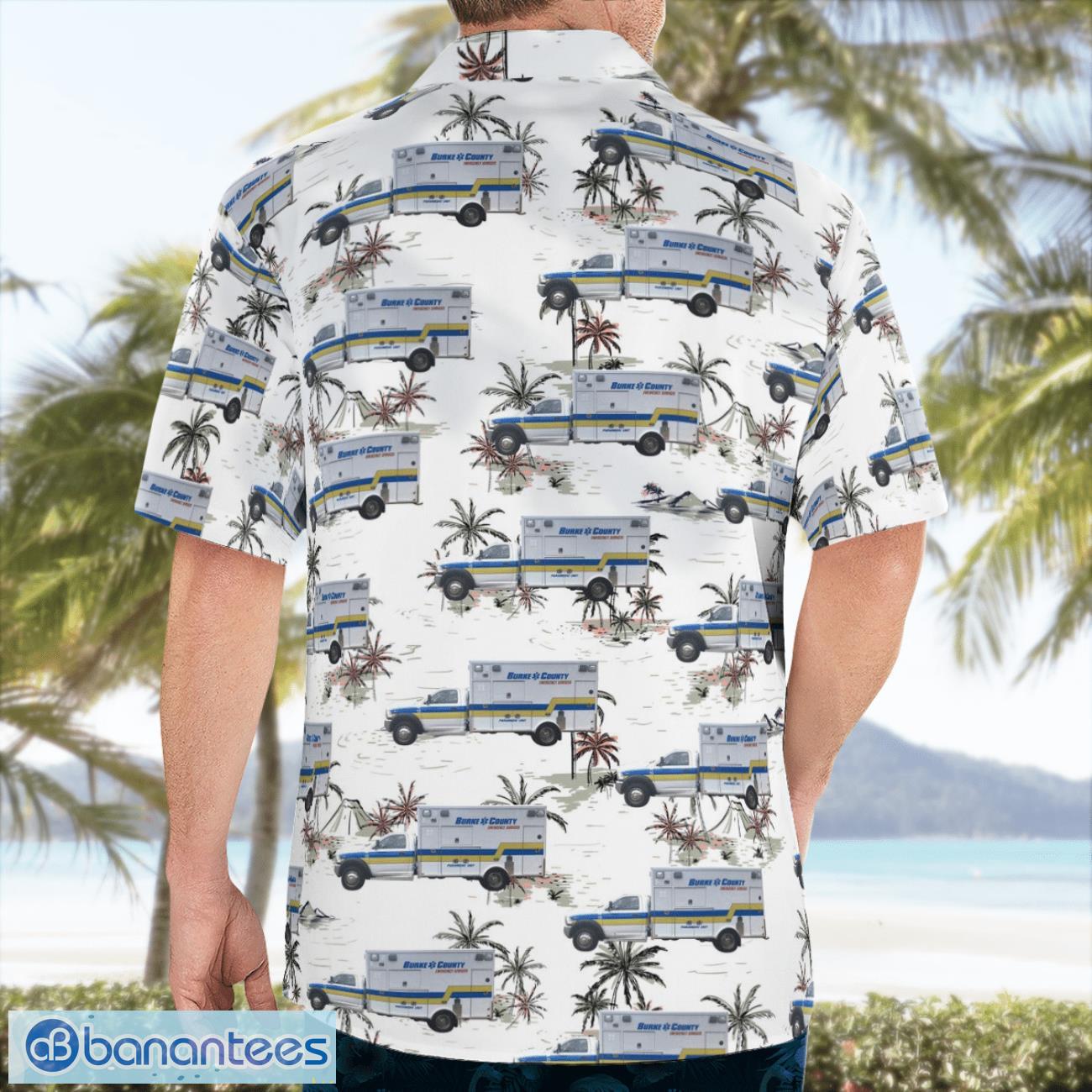 North Carolina, Burke County EMS Hawaiian Shirt Summer Beach Shirt North Carolina, Burke County EMS Hawaiian Shirt Summer Beach Shirt Product Photo 2