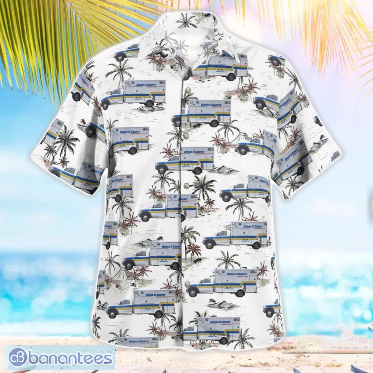 north carolina burke county ems hawaiian shirt summer beach shirt 2 image North Carolina, Burke County EMS Hawaiian Shirt Summer Beach Shirt Product Photo 3