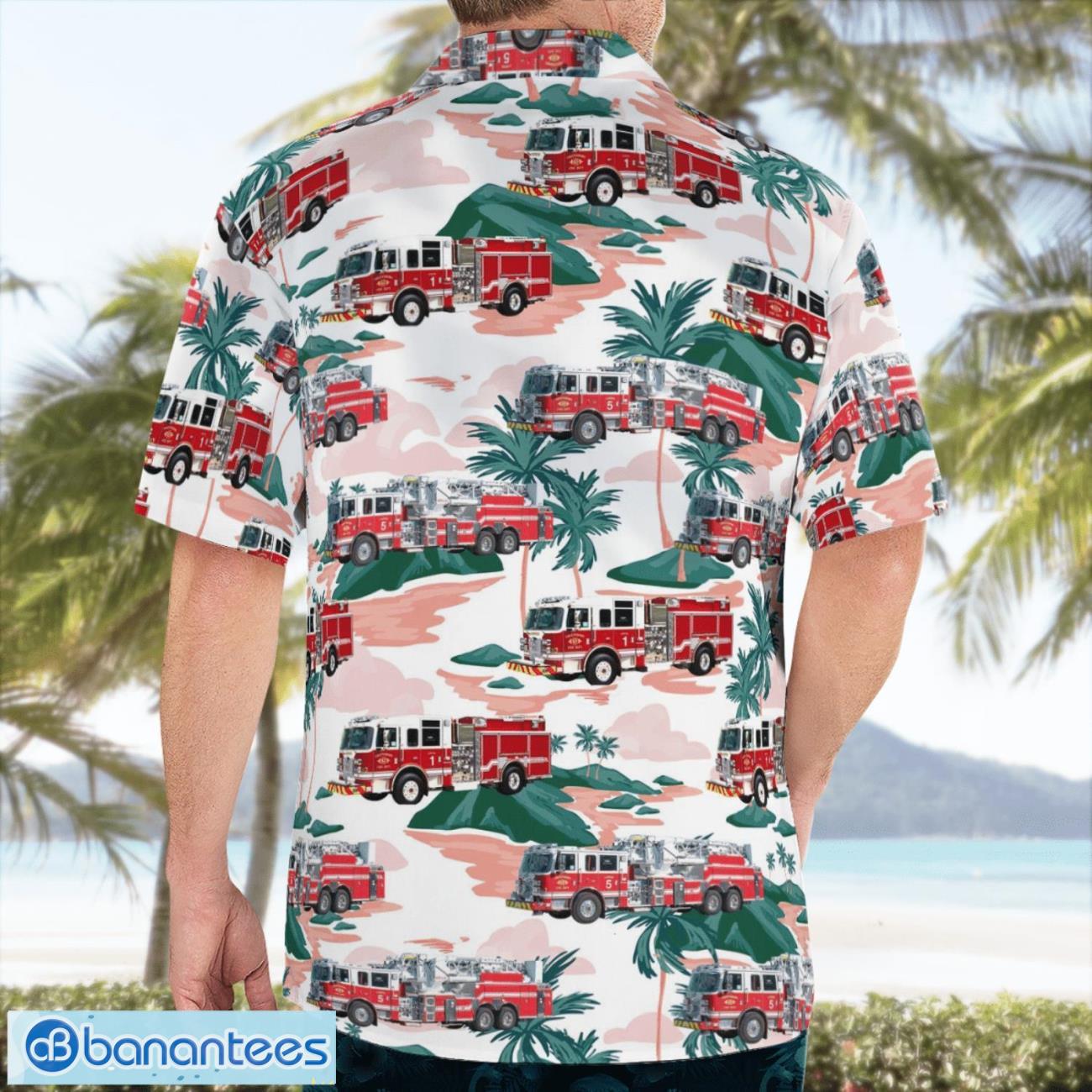 North Carolina Greensboro Fire Department 3D Hawaiian Shirt Gift For Summer North Carolina Greensboro Fire Department 3D Hawaiian Shirt Gift For Summer Product Photo 4