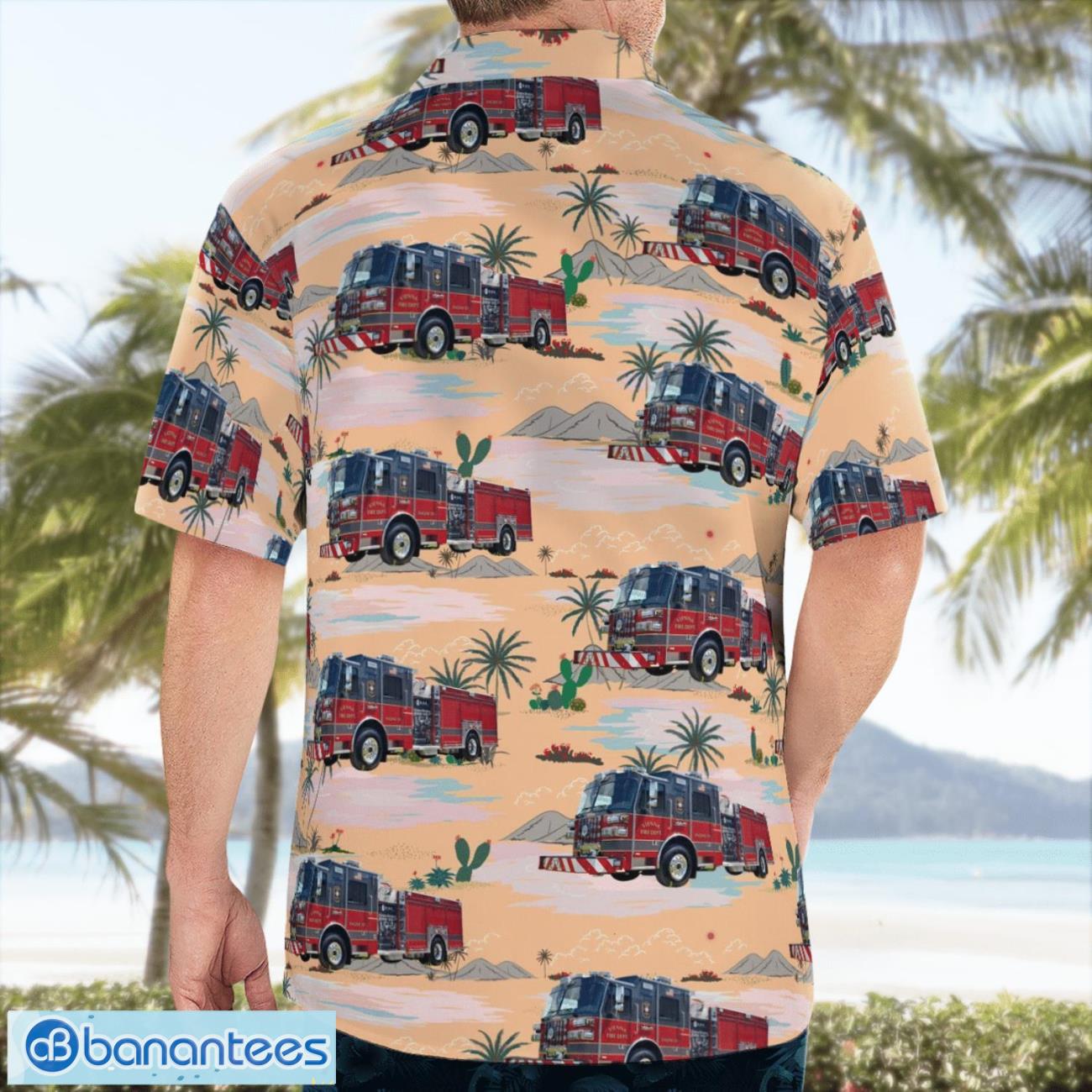 North Carolina, Vienna Fire Department Summer Hawaiian Shirt For Men Women North Carolina, Vienna Fire Department Summer Hawaiian Shirt For Men Women Product Photo 2