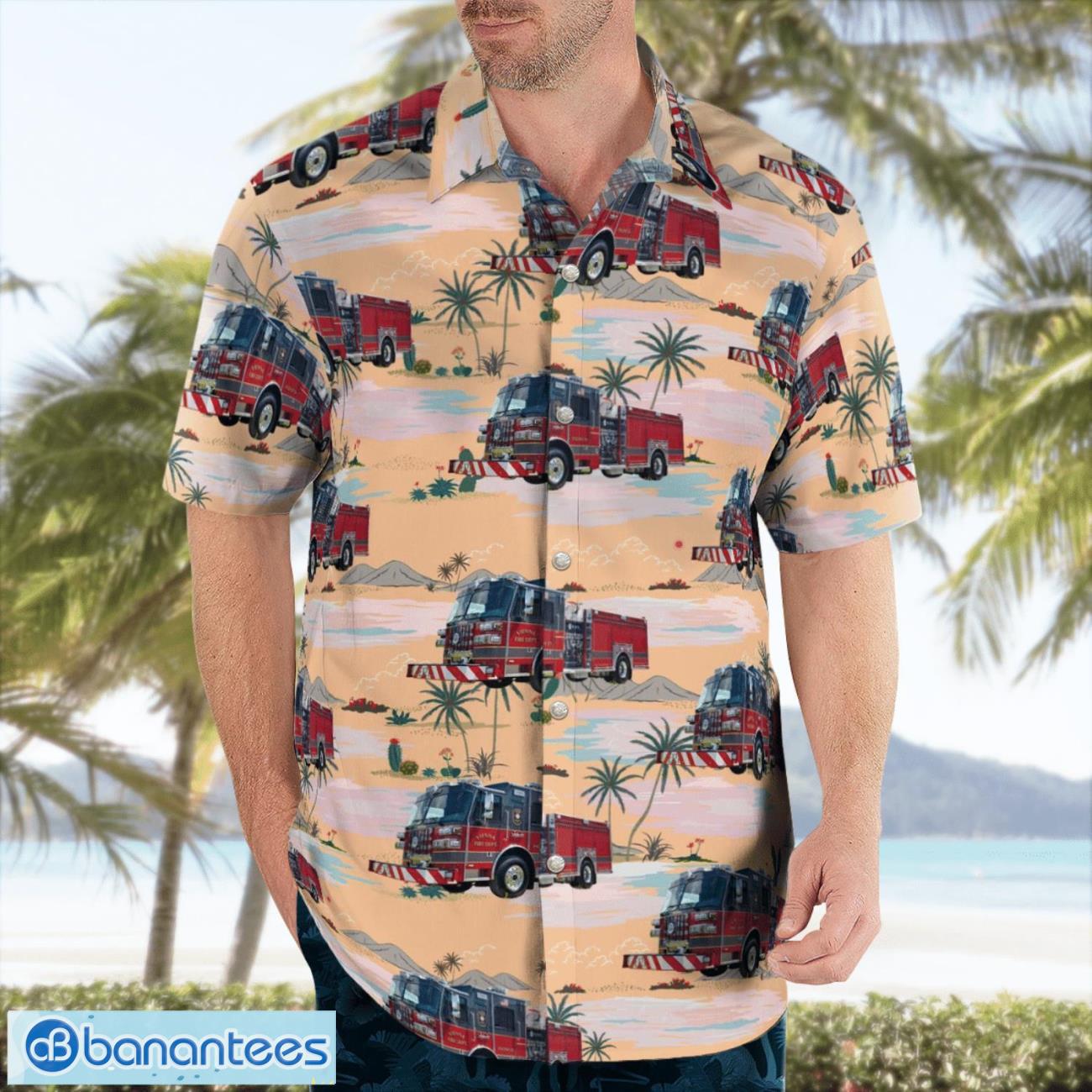North Carolina, Vienna Fire Department Summer Hawaiian Shirt For Men Women North Carolina, Vienna Fire Department Summer Hawaiian Shirt For Men Women Product Photo 4