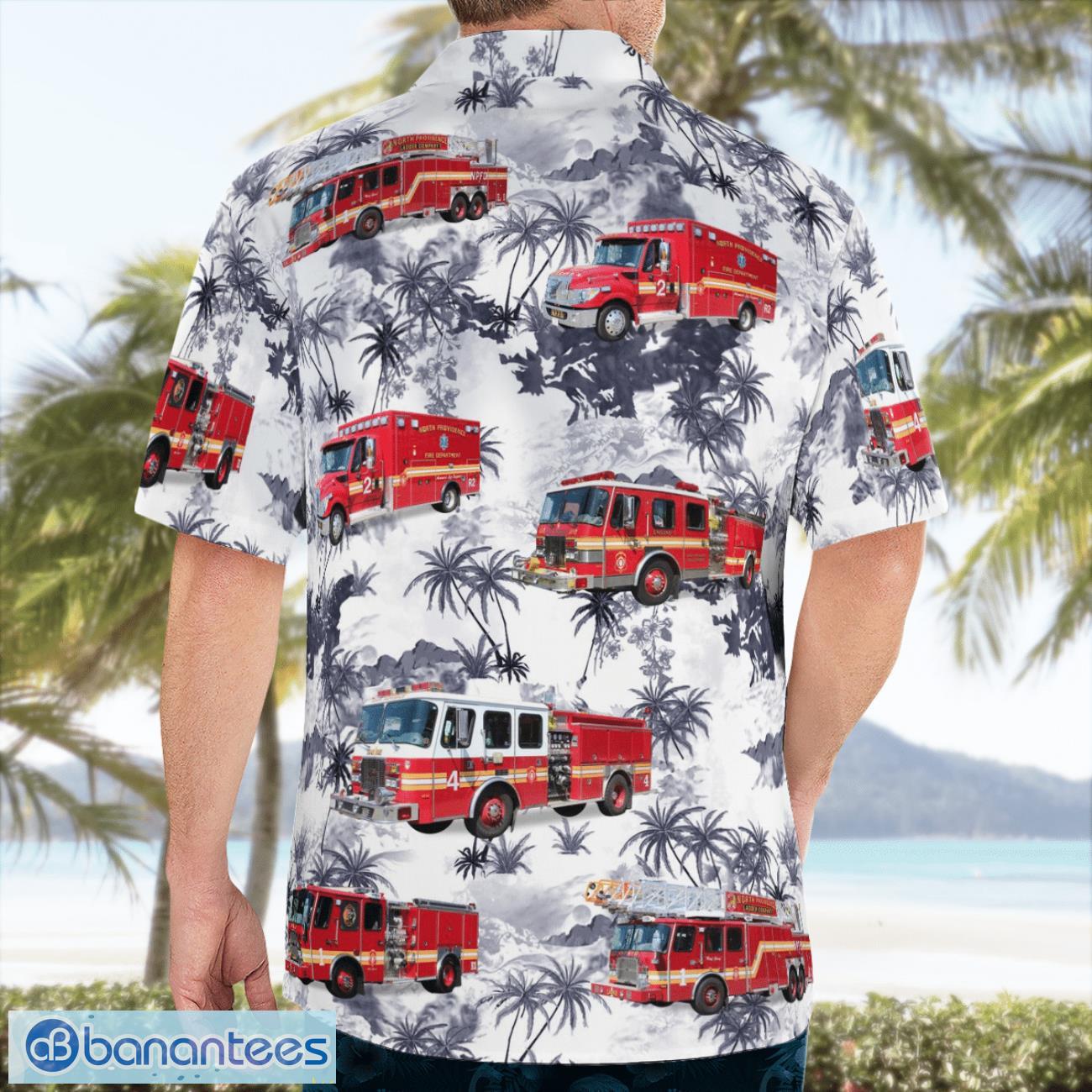 North Providence Fire Dept 3D Hawaiian Shirt North Providence Fire Dept 3D Hawaiian Shirt Product Photo 2