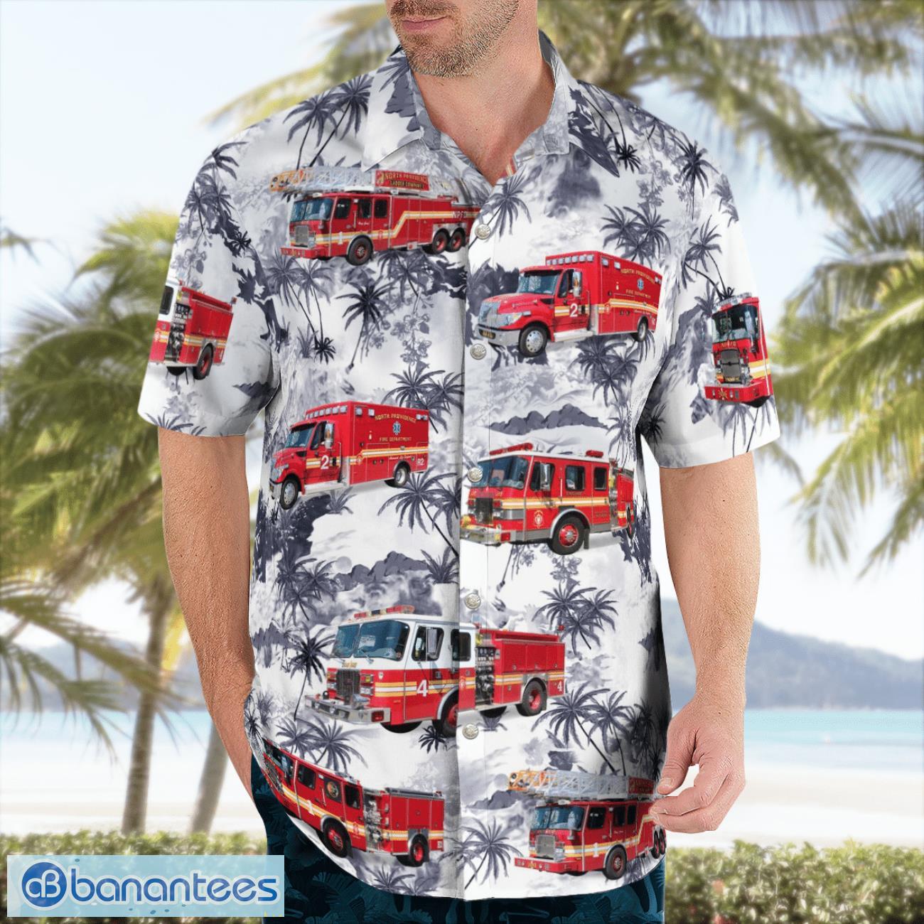 North Providence Fire Dept 3D Hawaiian Shirt North Providence Fire Dept 3D Hawaiian Shirt Product Photo 4