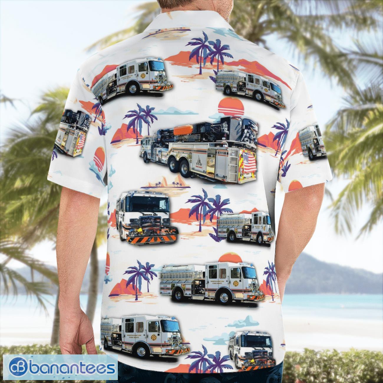 Northampton Borough Fire Department Beach Hawaiian Shirt Summer Gift Northampton Borough Fire Department Beach Hawaiian Shirt Summer Gift Product Photo 4