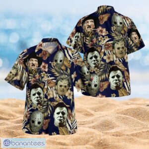 Killer Horror Characters Halloween Night Full Over Print Hawaiian Shirt Product Photo 1