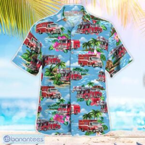 Skokie, Cook County, Illinois, Skokie Fire Department Hawaiian Shirt Men Women Beach Shirt Product Photo 3