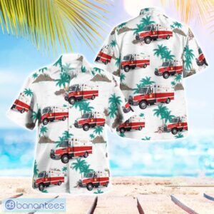 Odenton Volunteer Fire Company Ambulance 289 3D Hawaiian Shirt Product Photo 1
