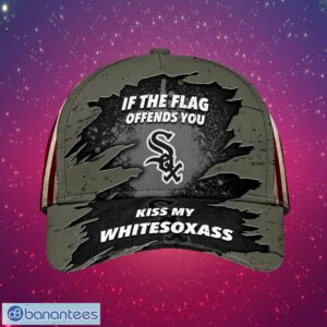 MLB Chicago White Sox Logo Design American Flag Cap Product Photo 2
