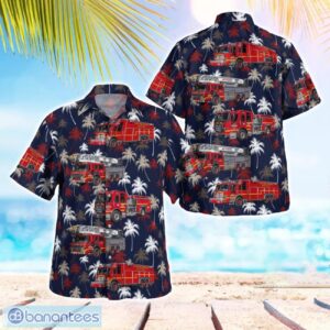 Seattle, Washington, Seattle Fire Department Aloha Hawaiian Shirt Product Photo 1