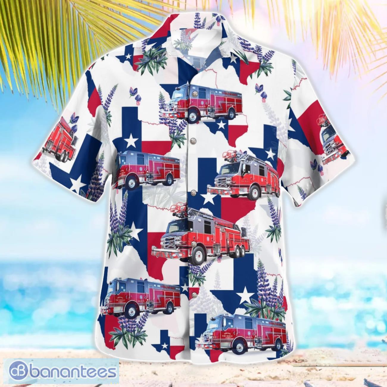 Odessa Fire Department 3D Summer Aloha Hawaiian Shirt Odessa Fire Department 3D Summer Aloha Hawaiian Shirt Product Photo 3