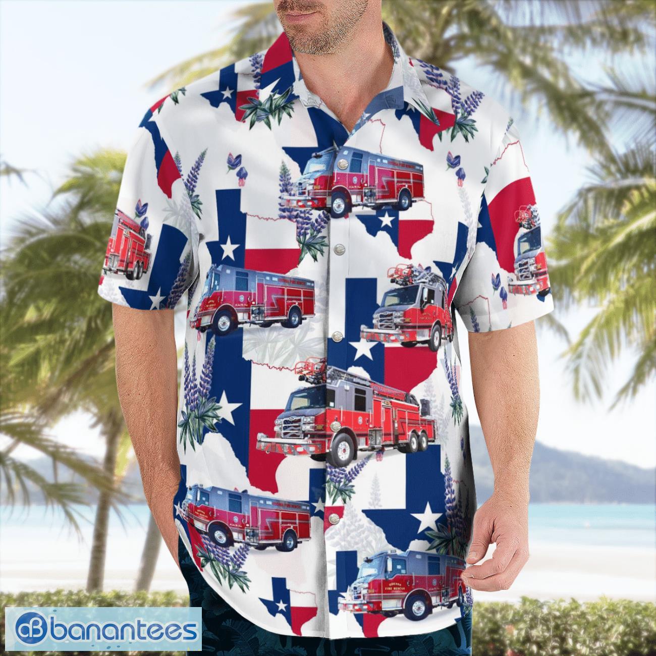Odessa Fire Department 3D Summer Aloha Hawaiian Shirt Odessa Fire Department 3D Summer Aloha Hawaiian Shirt Product Photo 4