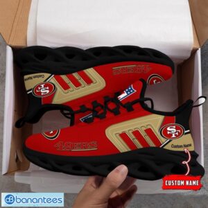 Custom Name NFL San Francisco 49ers Max Soul Shoes Personalized Running Sneakers Product Photo 7