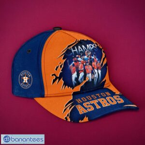 MLB Houston Astros Logo Design Orange Midnight Cap Gift For Fans 3D Cap Product Photo 2