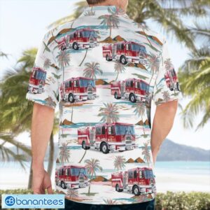 City of Alhambra, California, Alhambra Fire Department Hawaiian Shirt Button Summer Shirt Product Photo 2