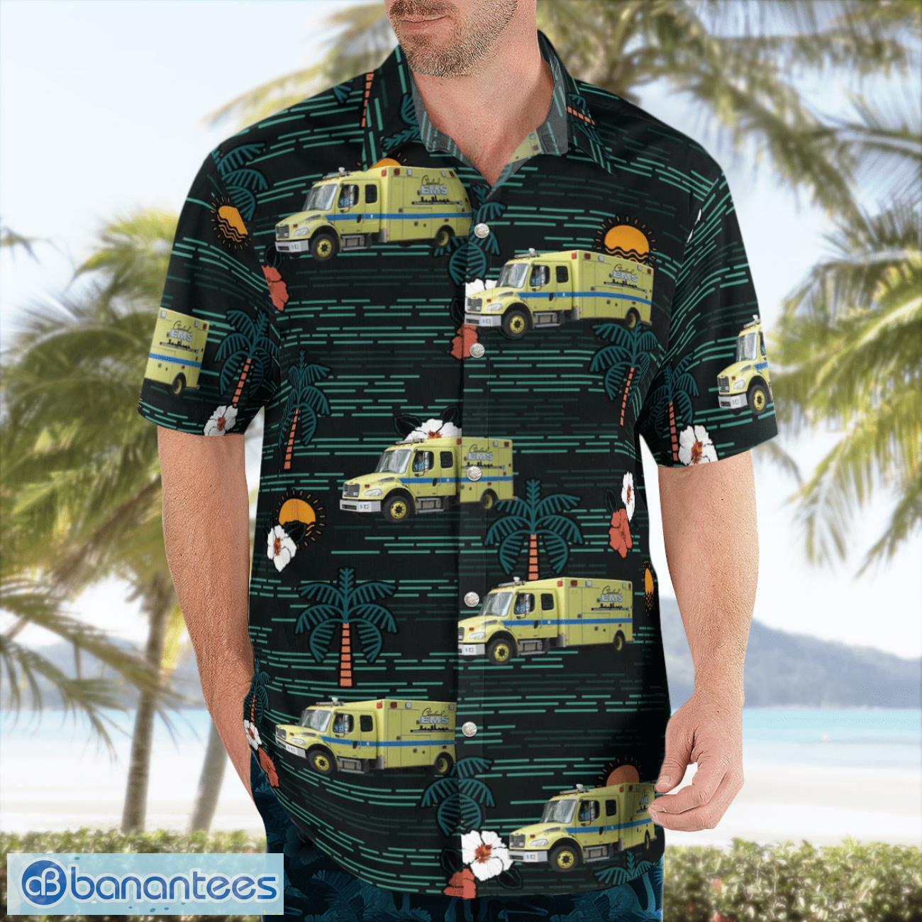 Ohio Cleveland EMS Aloha Hawaiian Shirt Ohio Cleveland EMS Aloha Hawaiian Shirt Product Photo 4