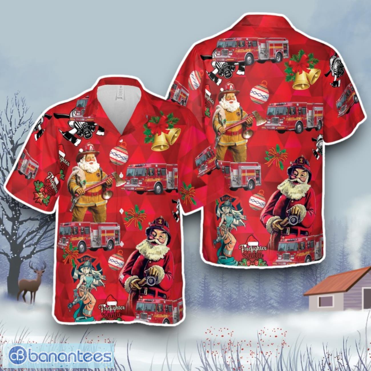 ontario pumper p143 christmas hawaiian shirt gift for all image ONTARIO Pumper P143 Christmas Hawaiian Shirt Gift For All Product Photo 1