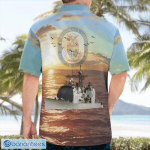 USS Thomas S. Gates CG-51 Ticonderoga Cruiser Hawaiian Shirt Beach Summer Shirt Product Photo 2