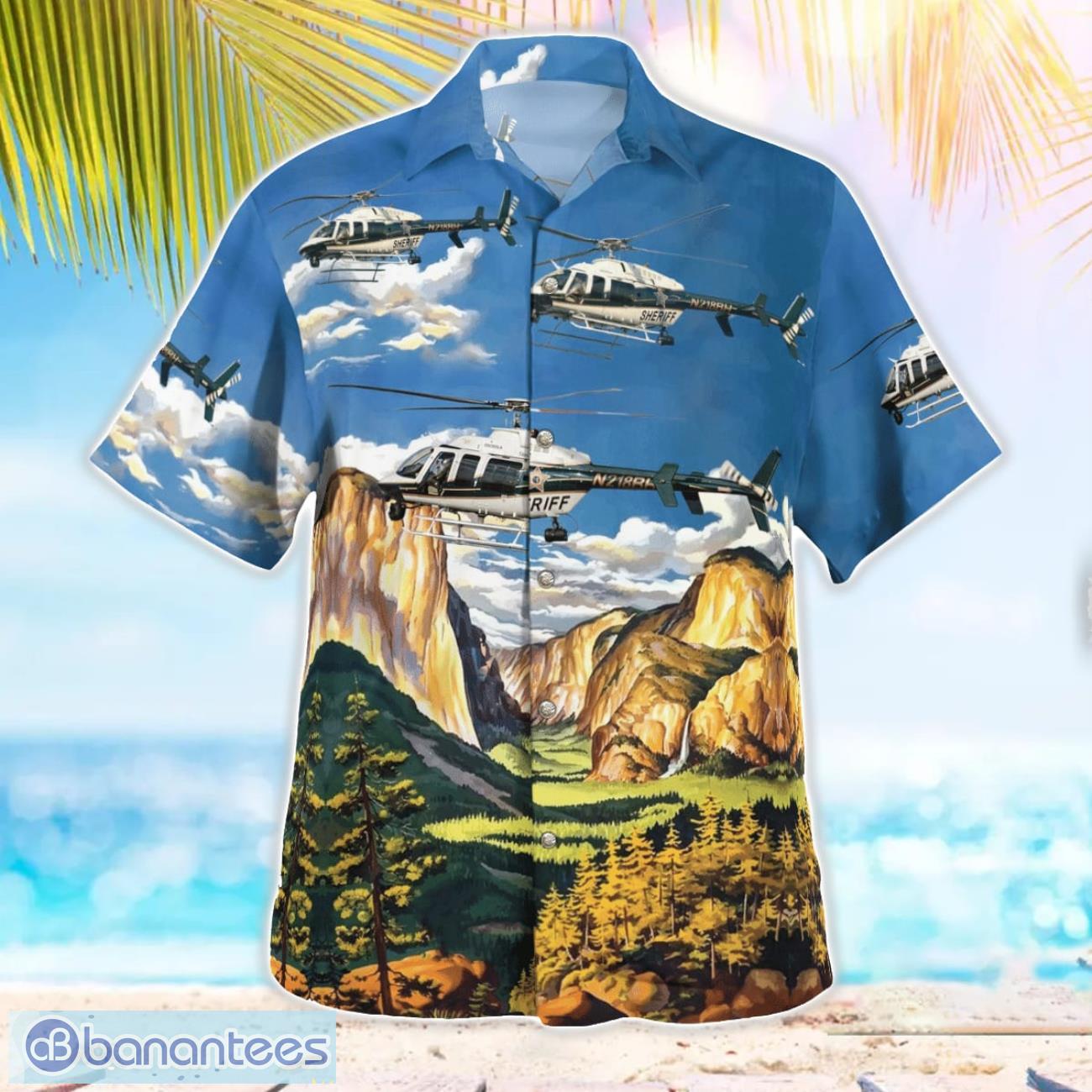 osceola county sherillfs office bell 407 helicopter 3d hawaiian shirt 1 image Osceola County Sherillf's Office Bell 407 Helicopter 3D Hawaiian Shirt Product Photo
