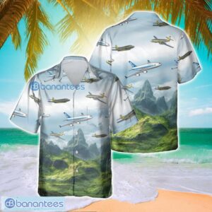 Avro Jetliner Aircraft And Mountain Designs Hawaiian Shirt For Men Women Product Photo 2