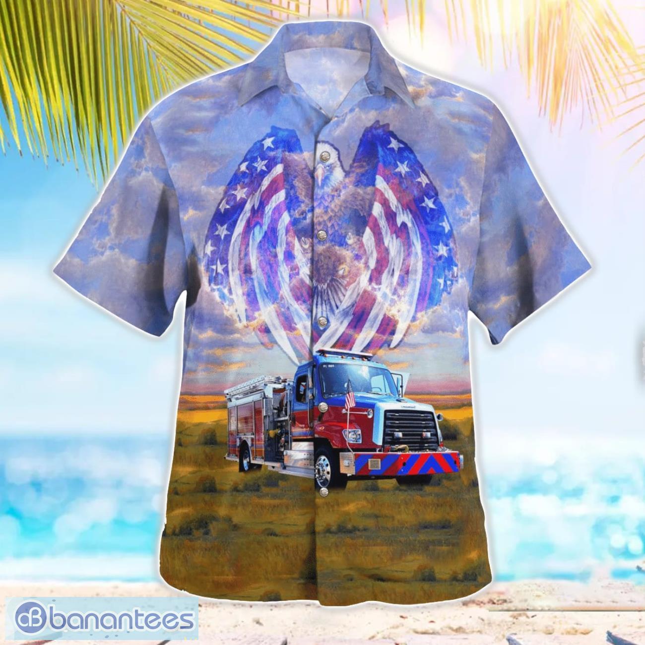 palm coast fire department florida independence day hawaiian shirt beach summer shirt 1 image Palm Coast Fire Department, Florida Independence Day Hawaiian Shirt Beach Summer Shirt Product Photo 2
