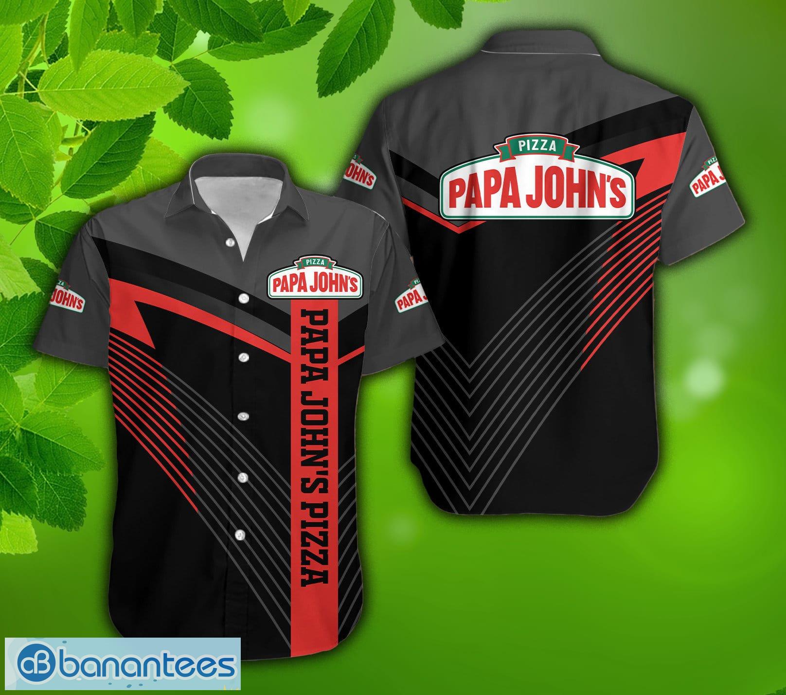 papa johns pizza brand new authentic aloha hawaiian shirt for summer holidays image Papa John's Pizza Brand New Authentic Aloha Hawaiian Shirt For Summer Holidays Product Photo
