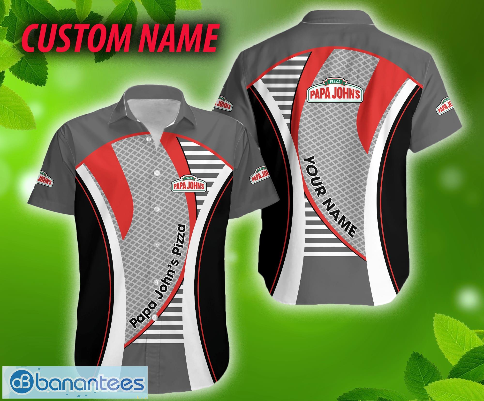 papa johns pizza personalized name pacific new beach hawaiian beach shirt for summer holidays image Papa John's Pizza Personalized Name Pacific New Beach Hawaiian Beach Shirt For Summer Holidays Product Photo