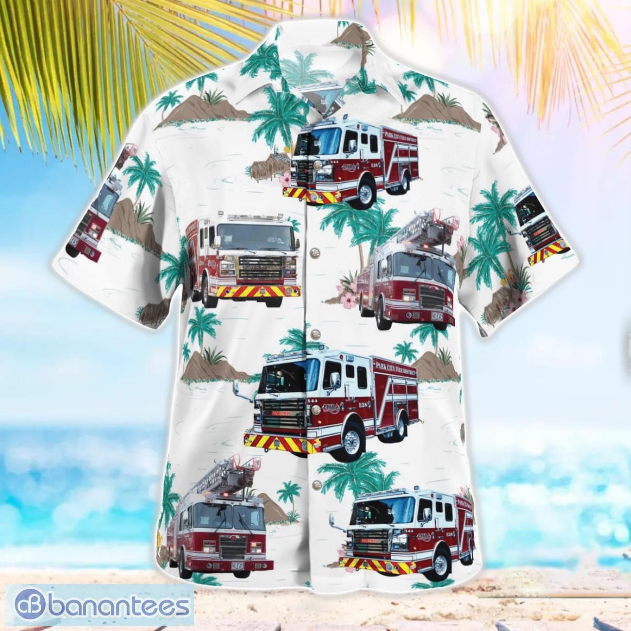 Park City Fire District 3D Hawaiian Shirt Park City Fire District 3D Hawaiian Shirt Product Photo 2