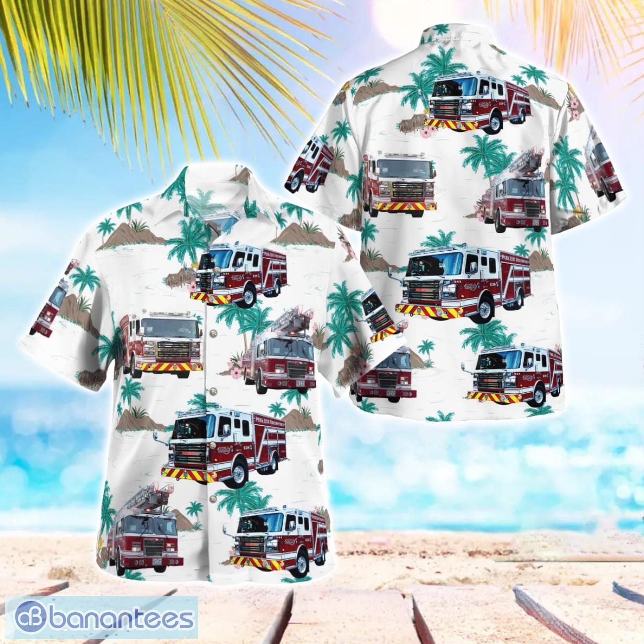 park city fire district 3d hawaiian shirt image Park City Fire District 3D Hawaiian Shirt Product Photo 1