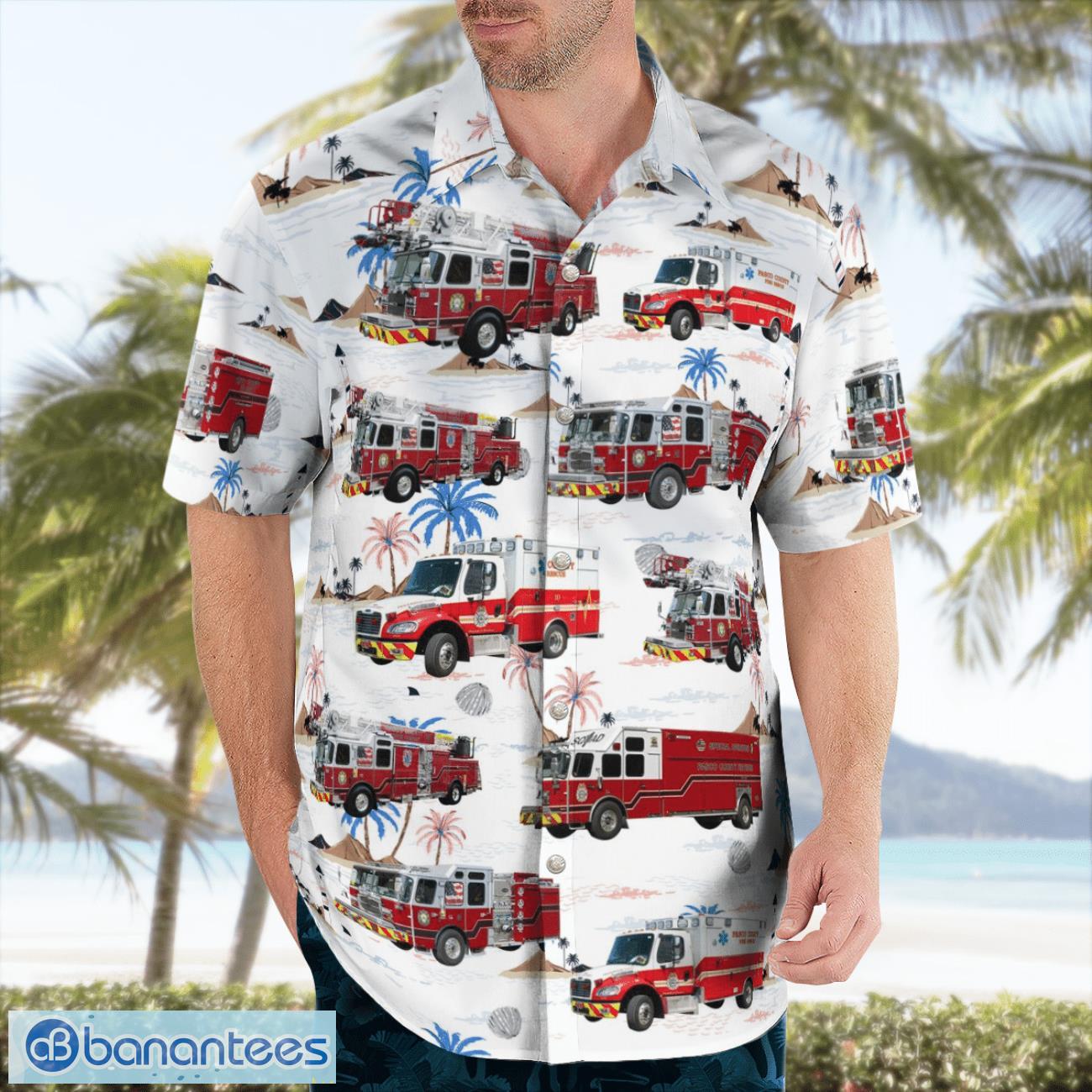 Pasco County, Florida, Pasco County Fire Rescue Aloha Hawaiian Shirt Pasco County, Florida, Pasco County Fire Rescue Aloha Hawaiian Shirt Product Photo 3