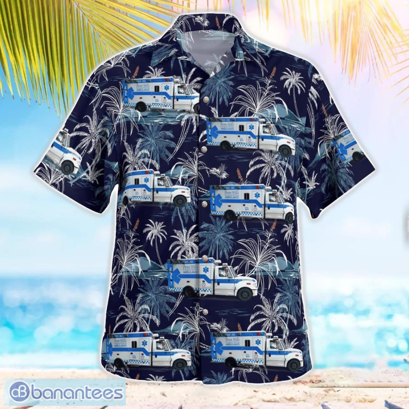 Penn Hills EMS Beach Hawaiian Shirt Summer Gift Penn Hills EMS Beach Hawaiian Shirt Summer Gift Product Photo 3