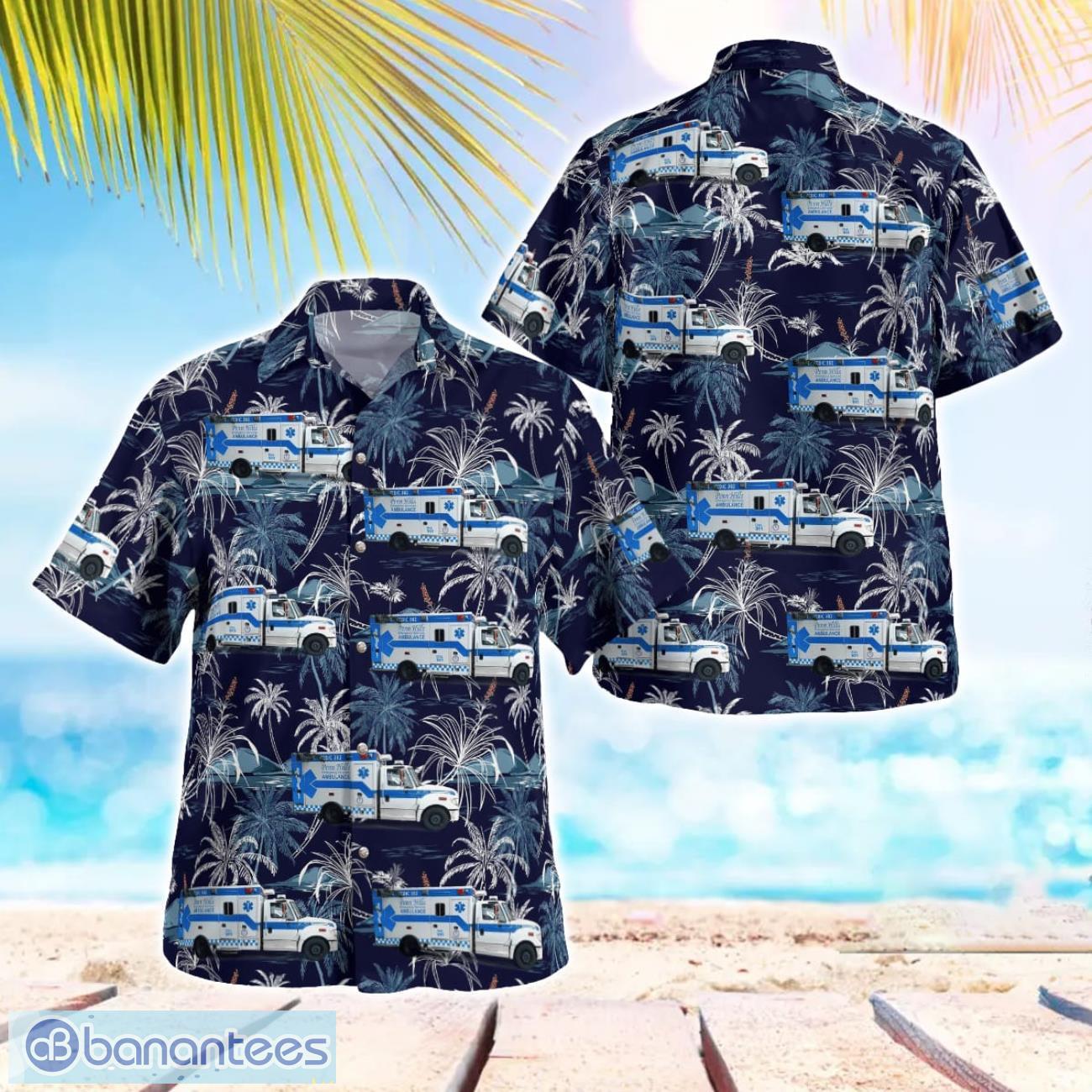 penn hills ems beach hawaiian shirt summer gift image Penn Hills EMS Beach Hawaiian Shirt Summer Gift Product Photo 1