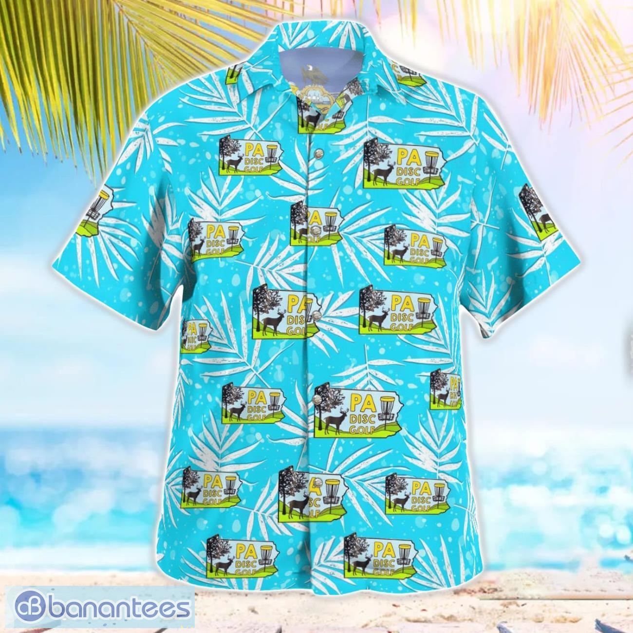 Pennsylvania Disc Golf Aloha Hawaiian Shirt Pennsylvania Disc Golf Aloha Hawaiian Shirt Product Photo 3