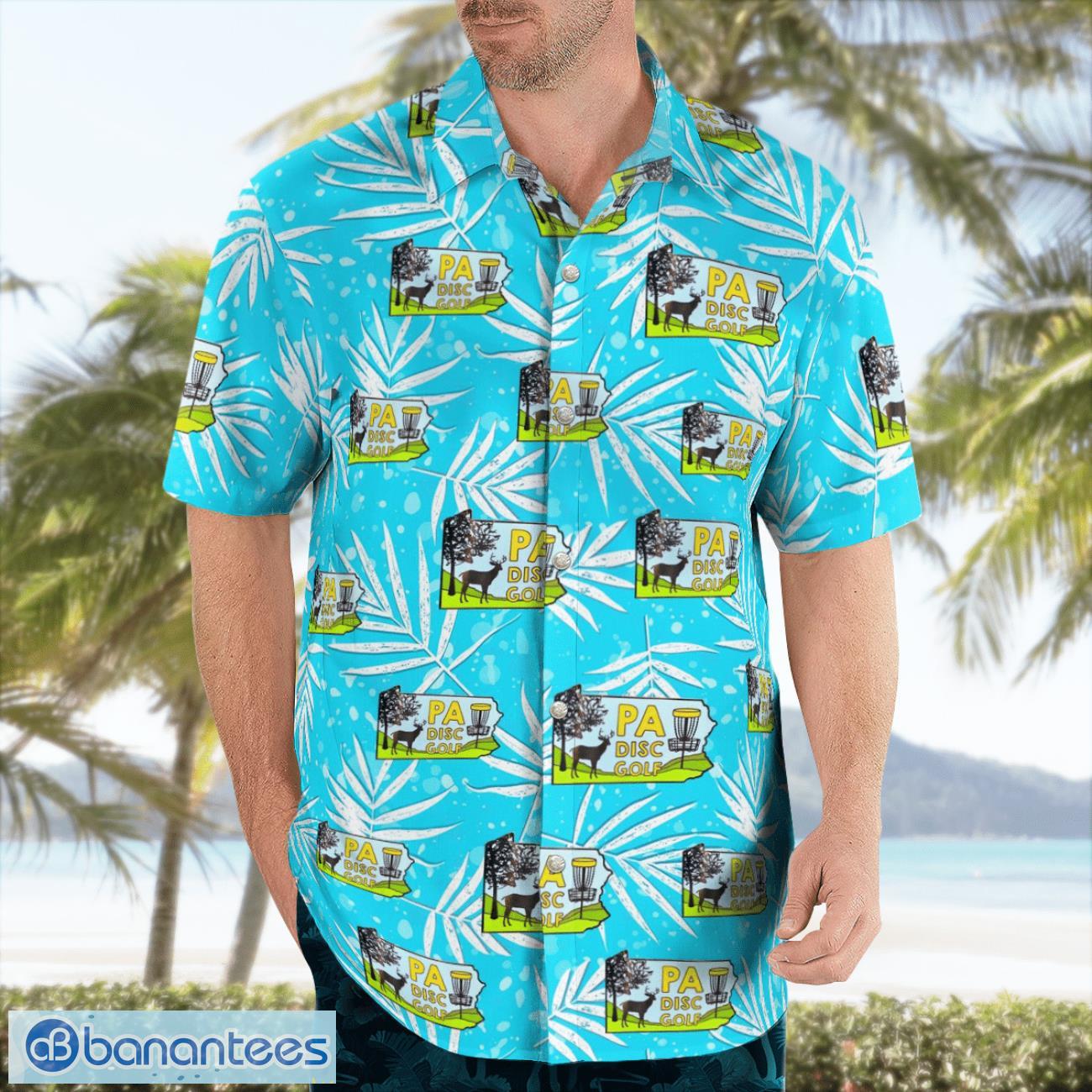 Pennsylvania Disc Golf Aloha Hawaiian Shirt Pennsylvania Disc Golf Aloha Hawaiian Shirt Product Photo 4